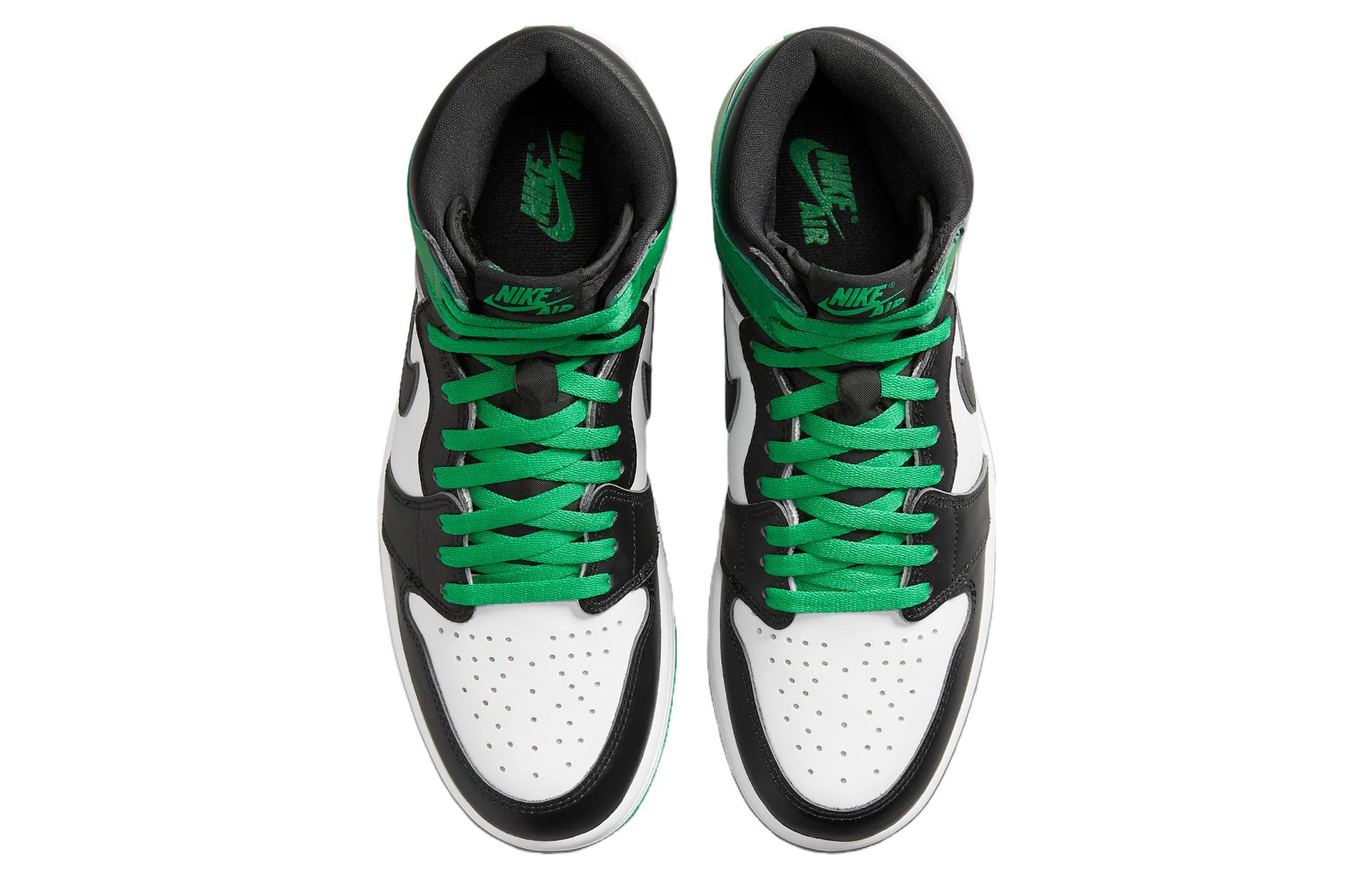Jordan Air Jordan 1 High OG Black and Lucky Green GS — фото 5