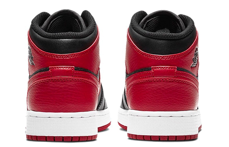 Jordan Air Jordan 1 Mid "Banned" GS — фото 8