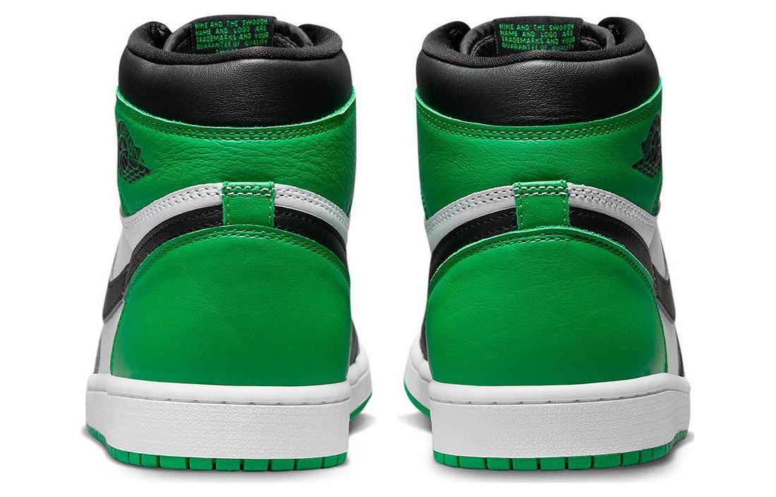 Jordan Air Jordan 1 High OG Black and Lucky Green GS — фото 6