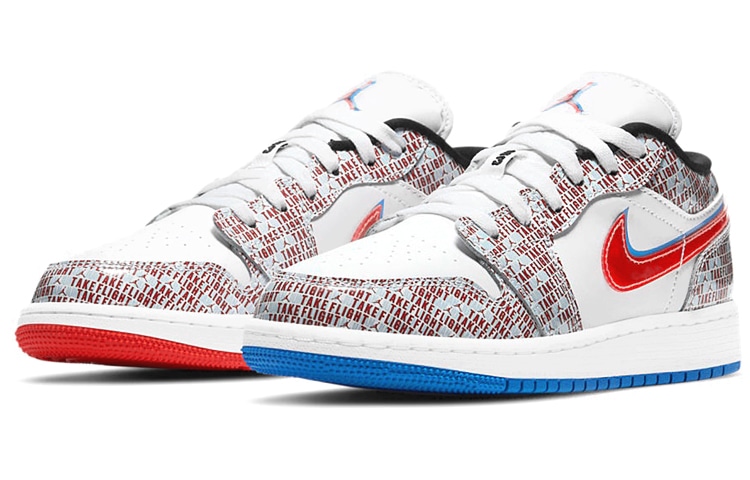 Jordan Air Jordan 1 Low SE "Take Flight" 3D GS — фото 4