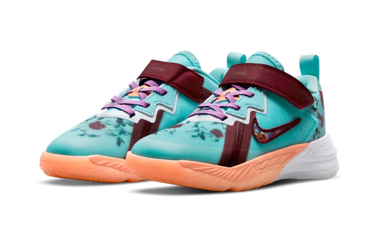 Nike Lebron 18 Low "Floral" 18 — фото 4