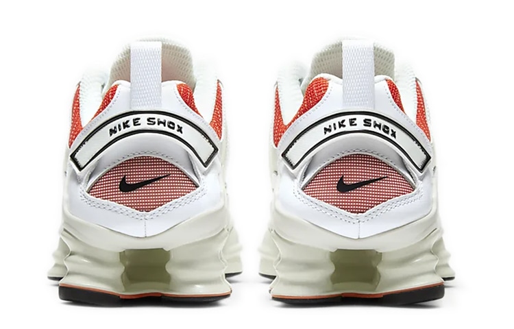 Nike Shox TL Nova White Orange — фото 3