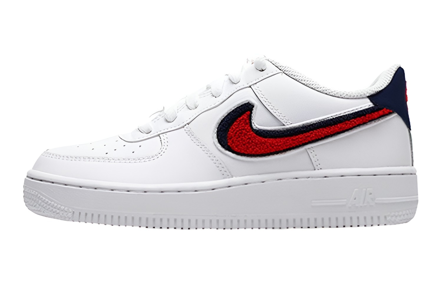 Nike Air Force 1 Low 3D Chenille Swoosh GS