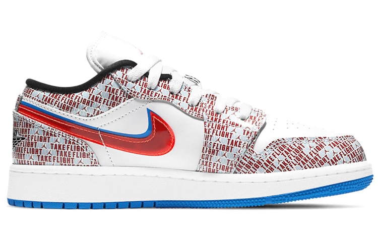Jordan Air Jordan 1 Low SE "Take Flight" 3D GS — фото 3