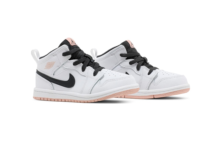 Jordan TD Air Jordan 1 Mid 'White Arctic Orange' — фото 2