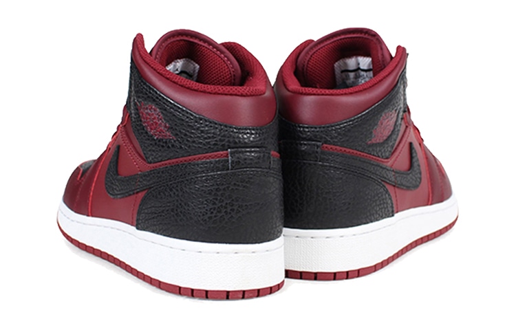 Jordan Air Jordan 1 Mid Team Red Black GS — фото 3