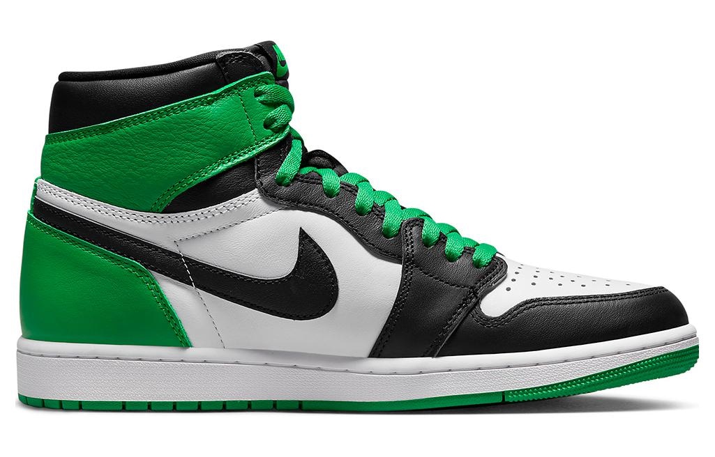 Jordan Air Jordan 1 High OG Black and Lucky Green GS — фото 3