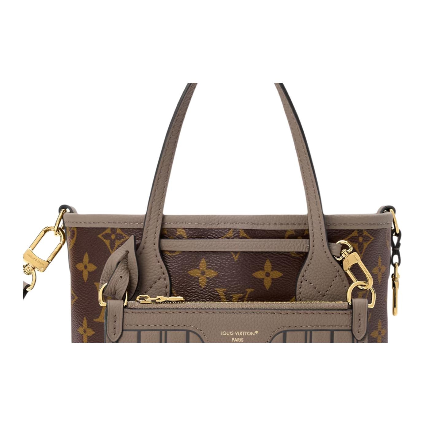 Louis Vuitton NEVERFULL BANDOULIERE INSIDE OUT BB Tote — фото 5