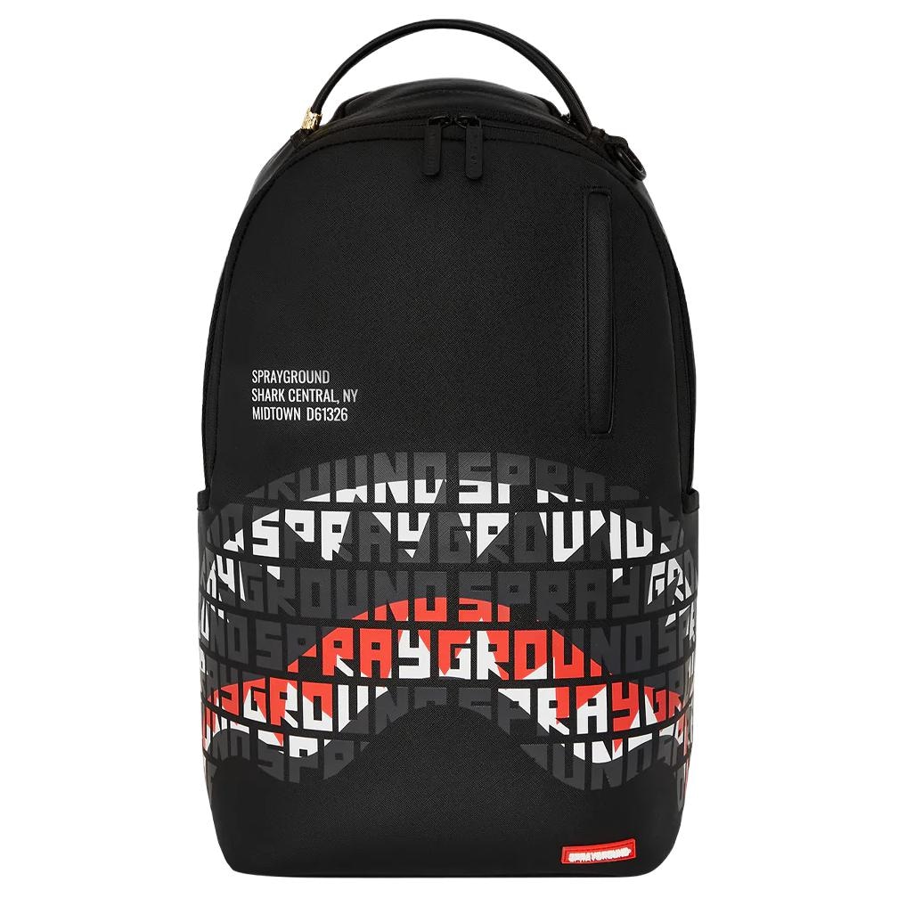 Сумки Sprayground PVC Backpack Black Red