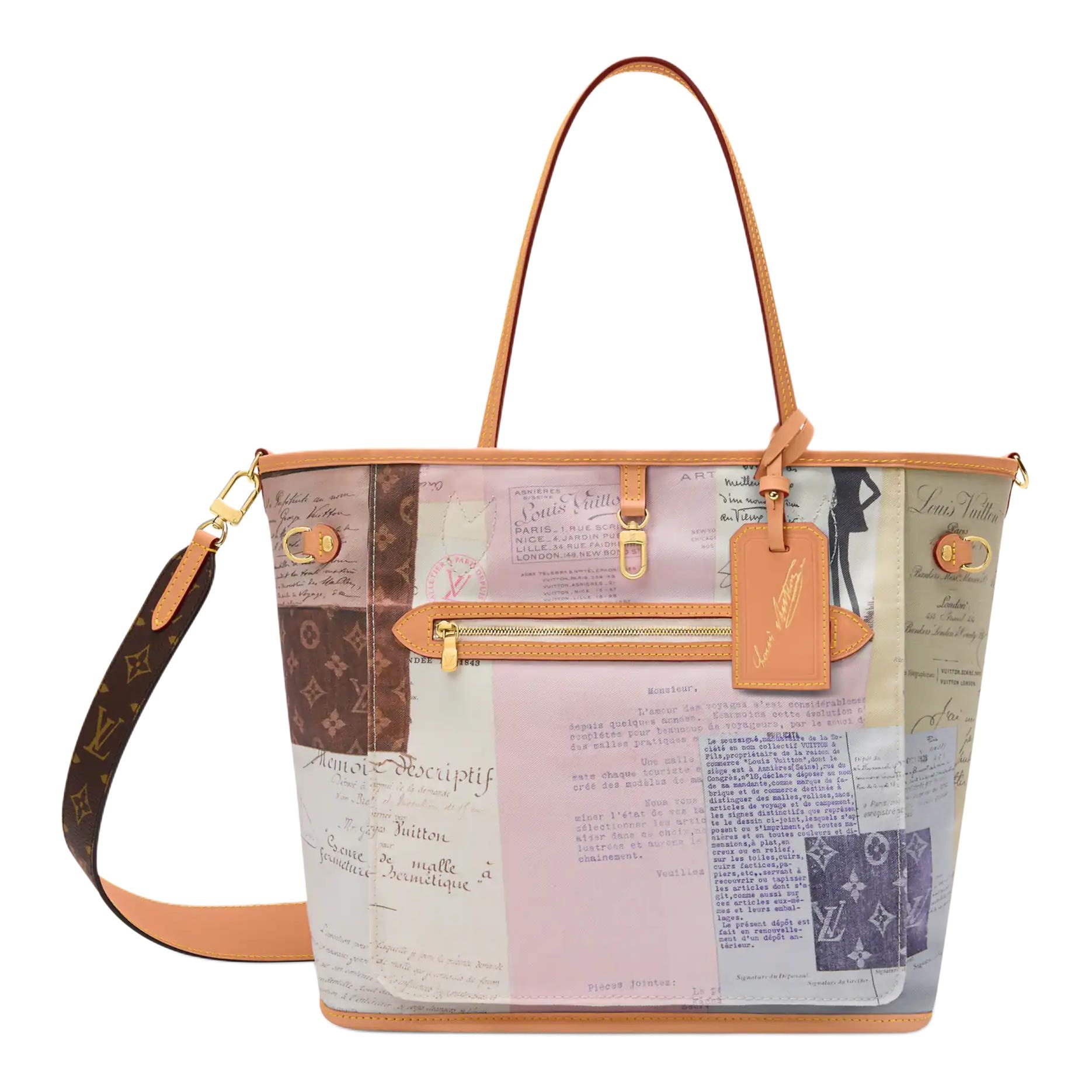 Сумки Louis Vuitton NEVERFULL INSIDE OUT Monogram