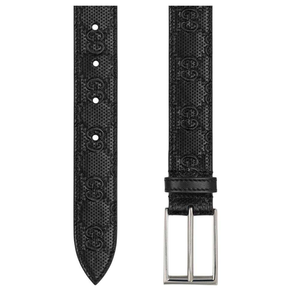 Gucci Leather Belt Black — фото 1