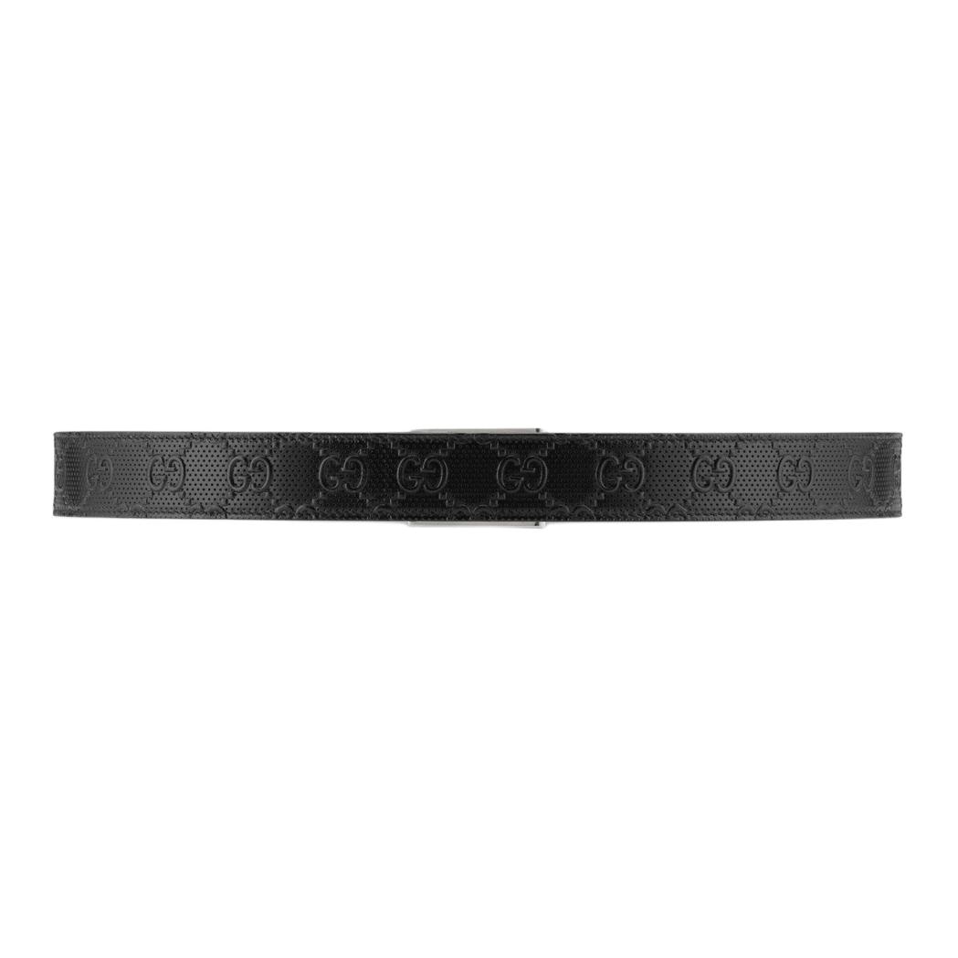 Gucci Leather Belt Black — фото 2