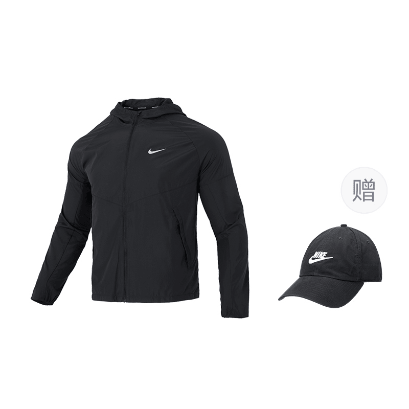 Nike Miler Jacket Black — фото 7