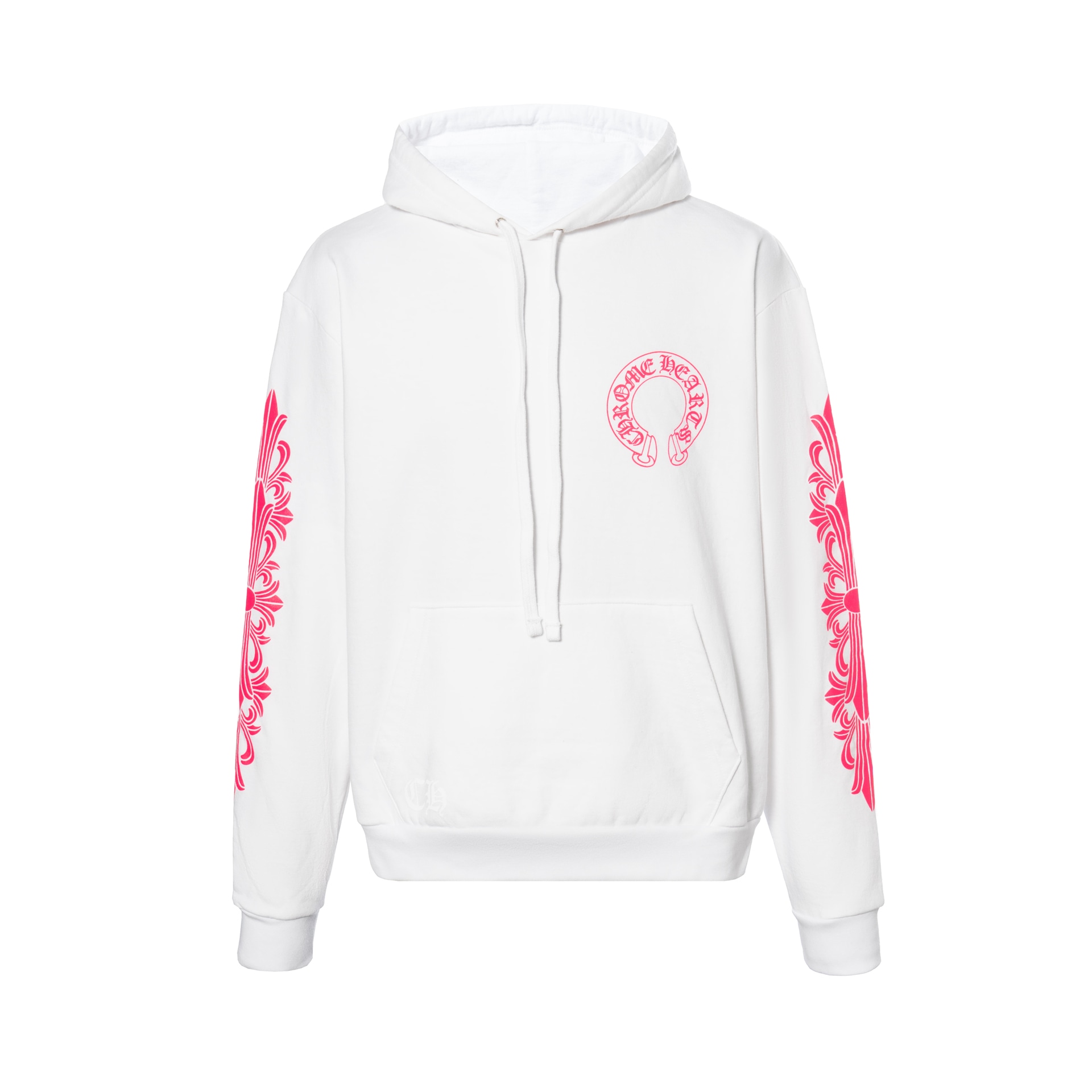 Chrome Hearts 克罗心 马蹄印花图案连帽抽绳 卫衣 男女同款