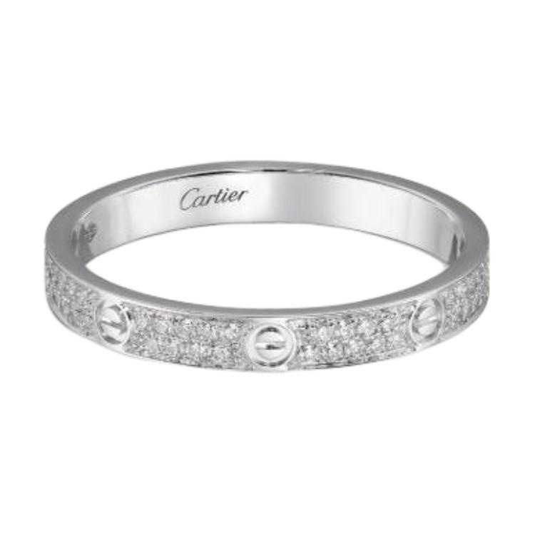 CARTIER/卡地亚 Cartier Love Ring 18K White Gold
