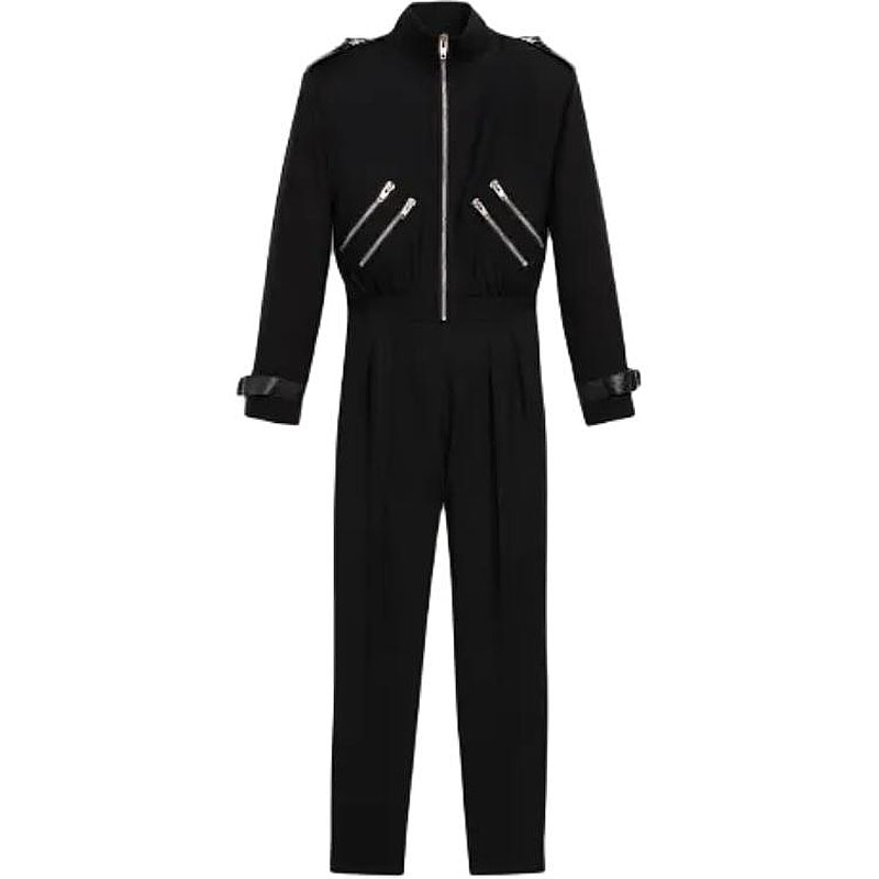 CELINE Wool Zip Jumpsuit