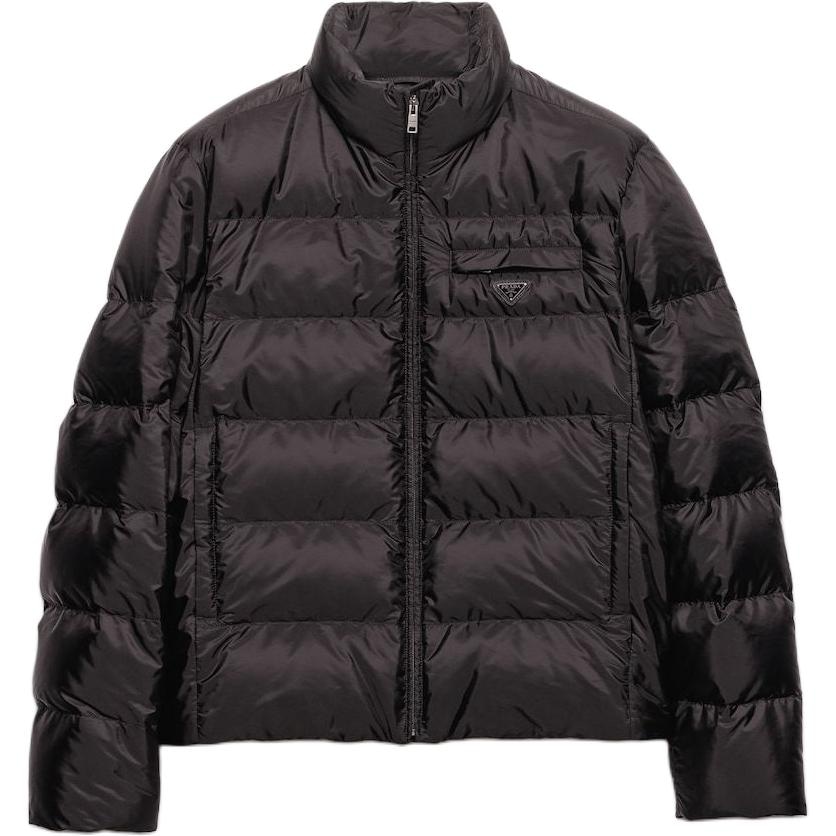 Prada Logo Zip Jacket Black