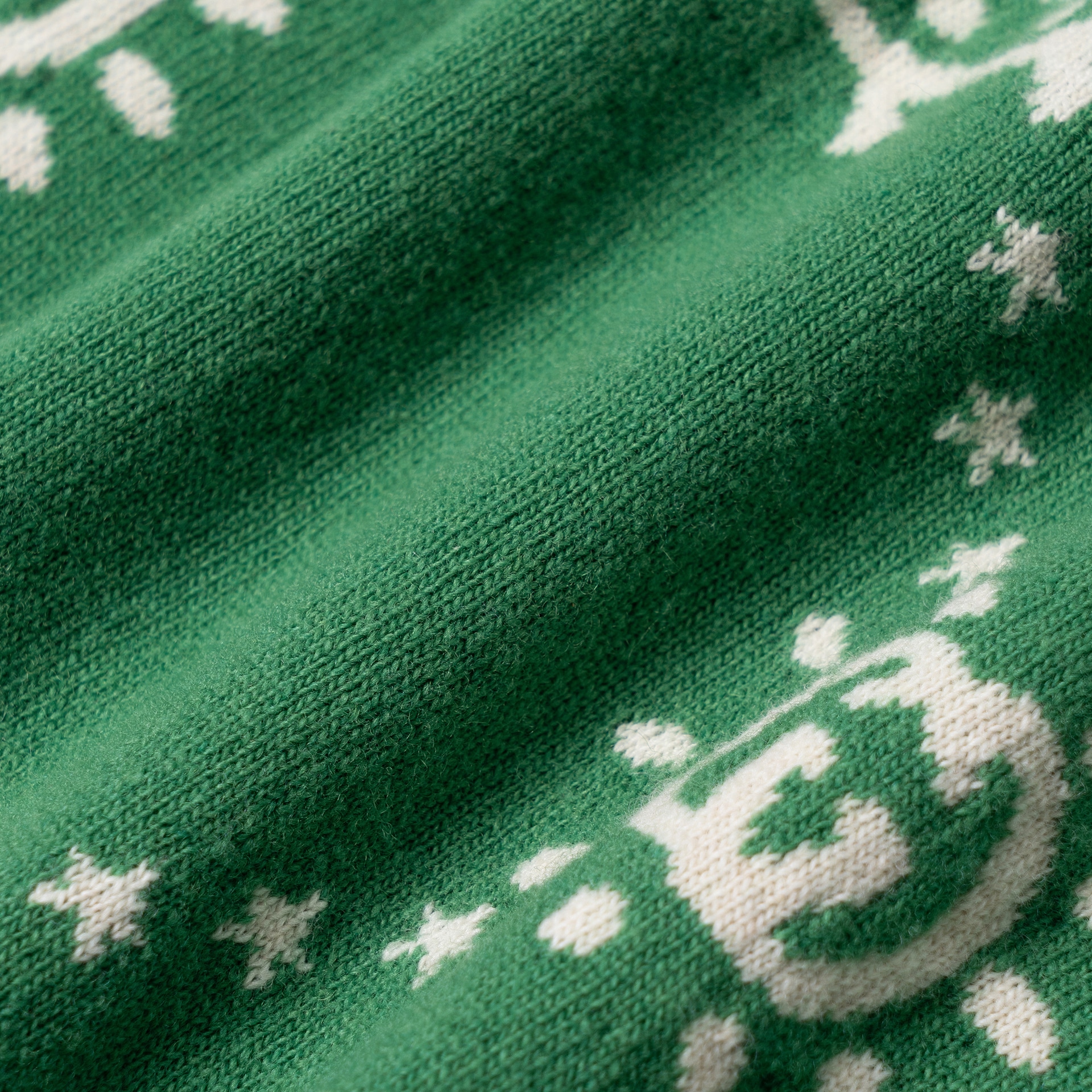 Gucci FW23 Logo Knit Sweater Green — фото 5