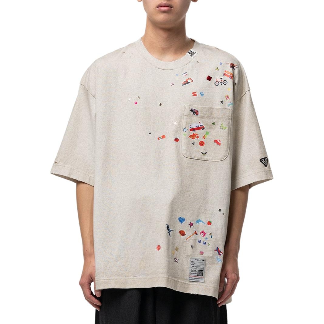 Maison Mihara Yasuhiro MMY SS26 Kids Sticker Printed T-shirt 2026 T