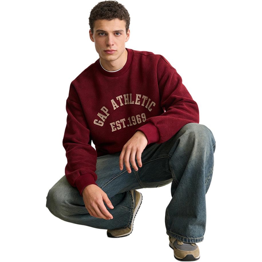 Gap Logo Fleece Crewneck Sweatshirt — фото 7