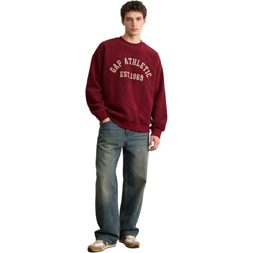 Gap Logo Fleece Crewneck Sweatshirt — фото 5