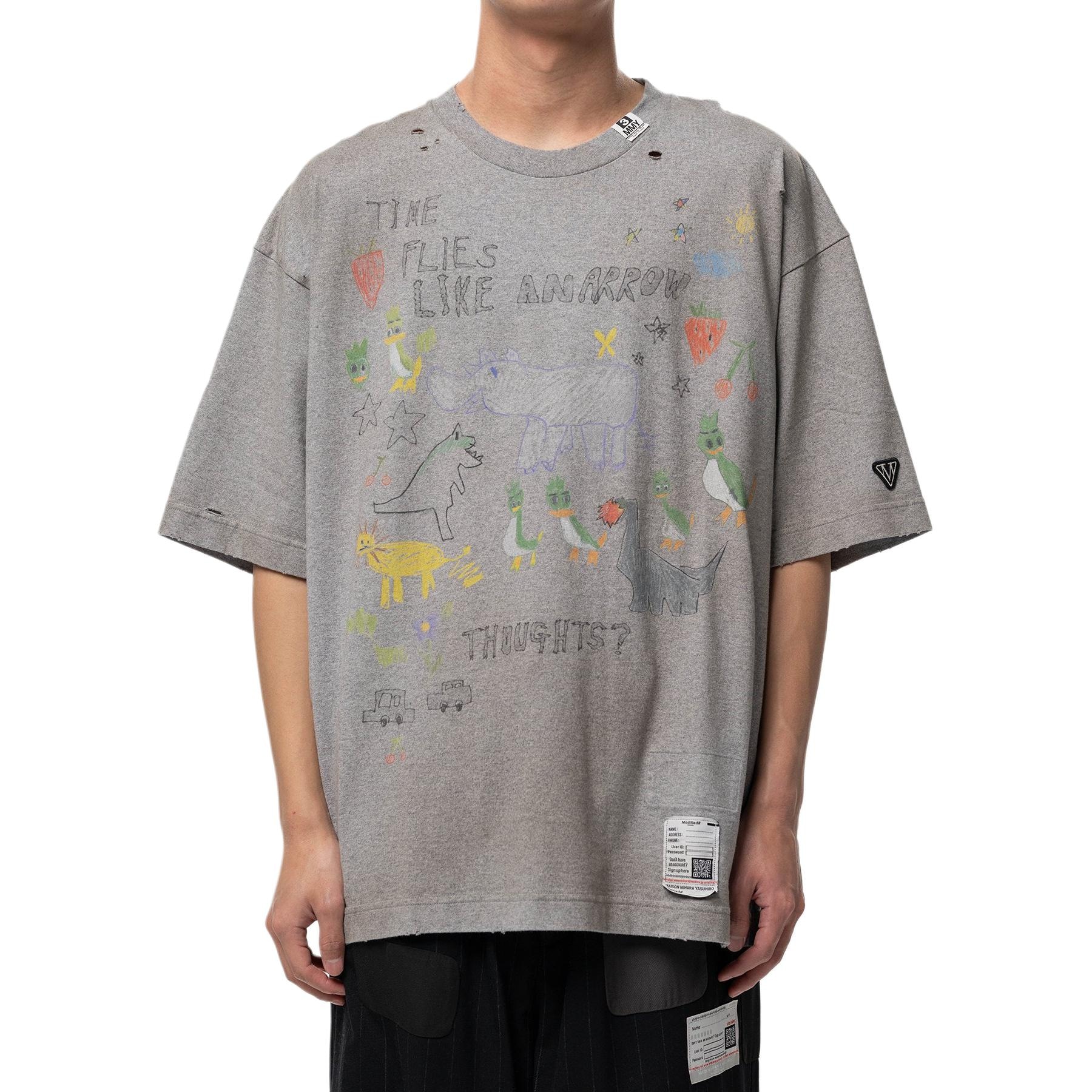 Maison Mihara Yasuhiro MMY SS26 Kids Doodle Printed T-shirt 2026 T