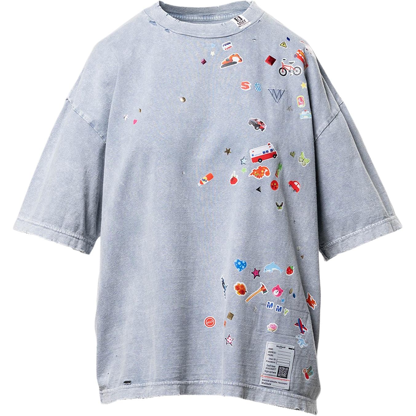 Maison Mihara Yasuhiro MMY SS26 Kids Sticker Print Bleached T-shirt 2026 T