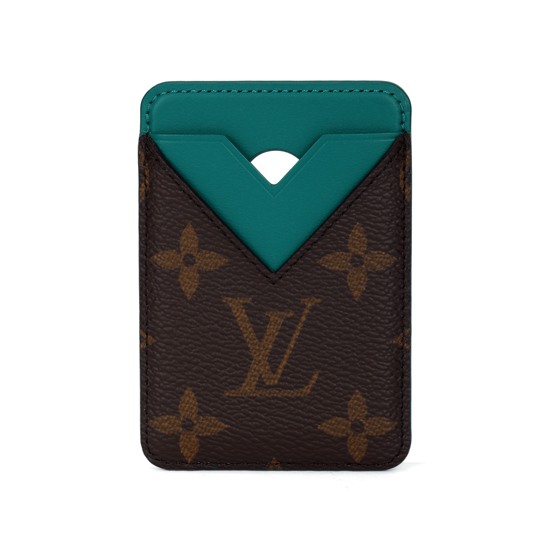 Louis Vuitton Card Holder Borneo Green — фото 5
