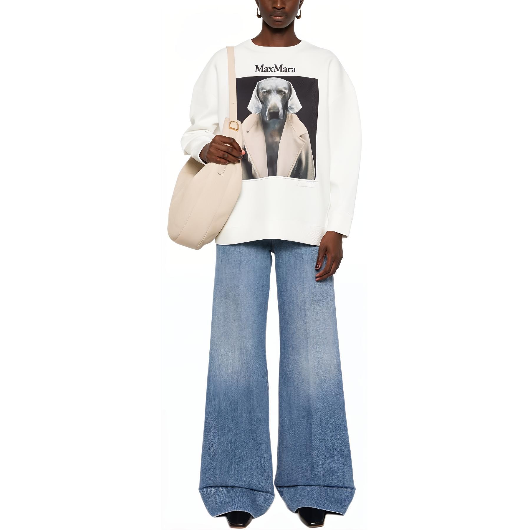MaxMara x William Wegman Bacco Sweatshirt — фото 1