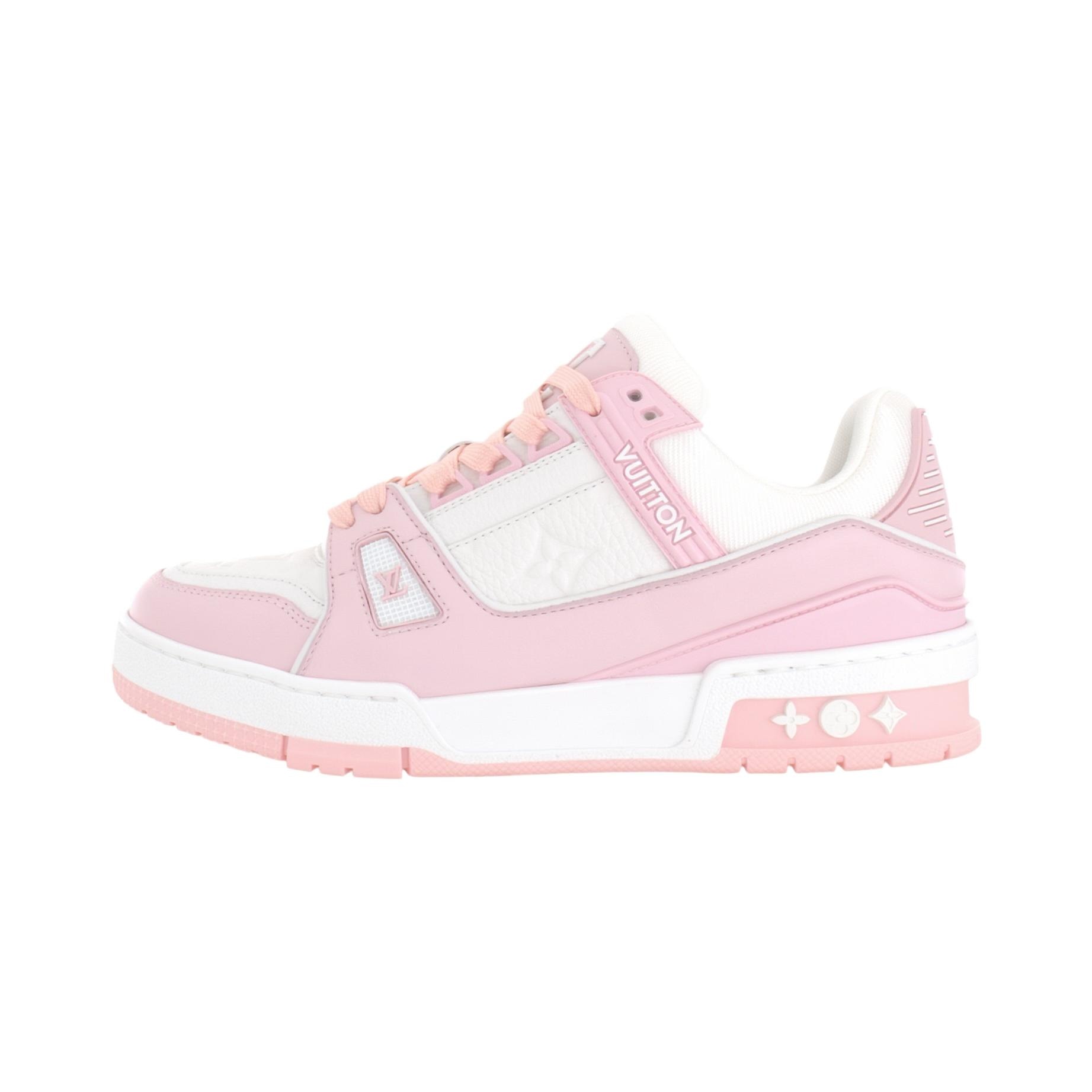 Кроссовки LOUIS VUITTON/路易威登 Louis Vuitton Trainer Rose Pink