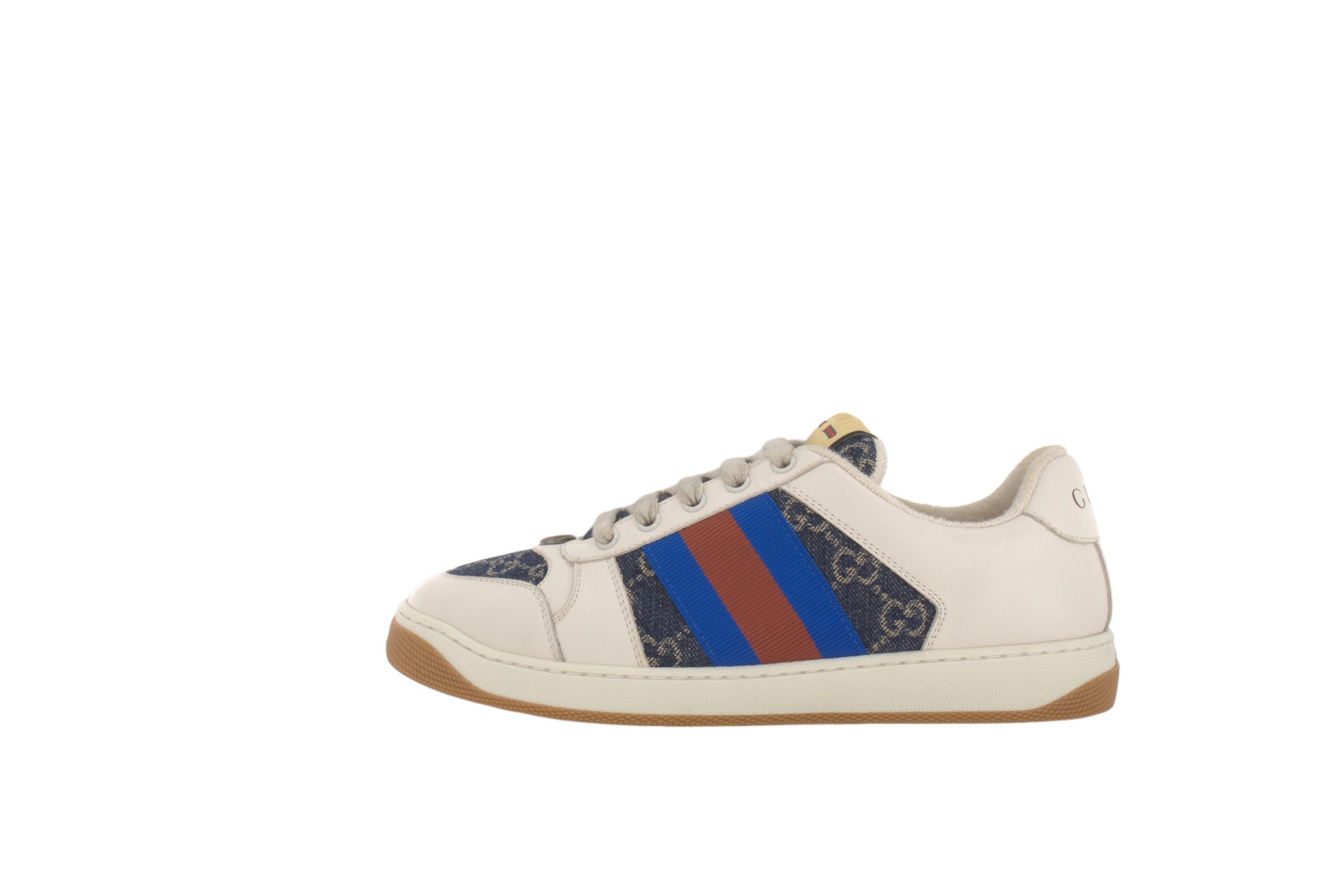 GUCCI/古驰 Gucci Screener Denim White Blue