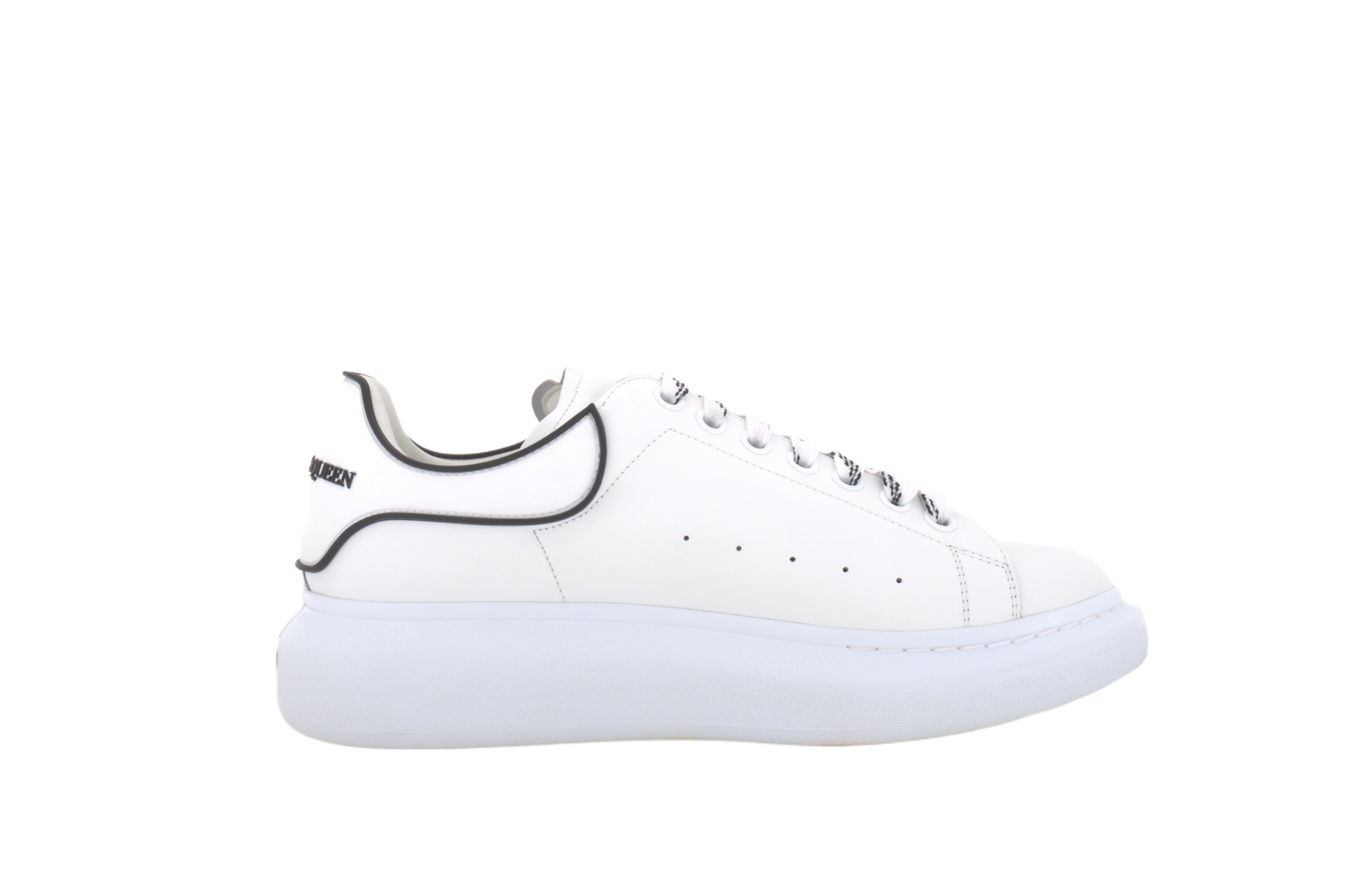 Alexander McQueen Leather Sneakers White — фото 1