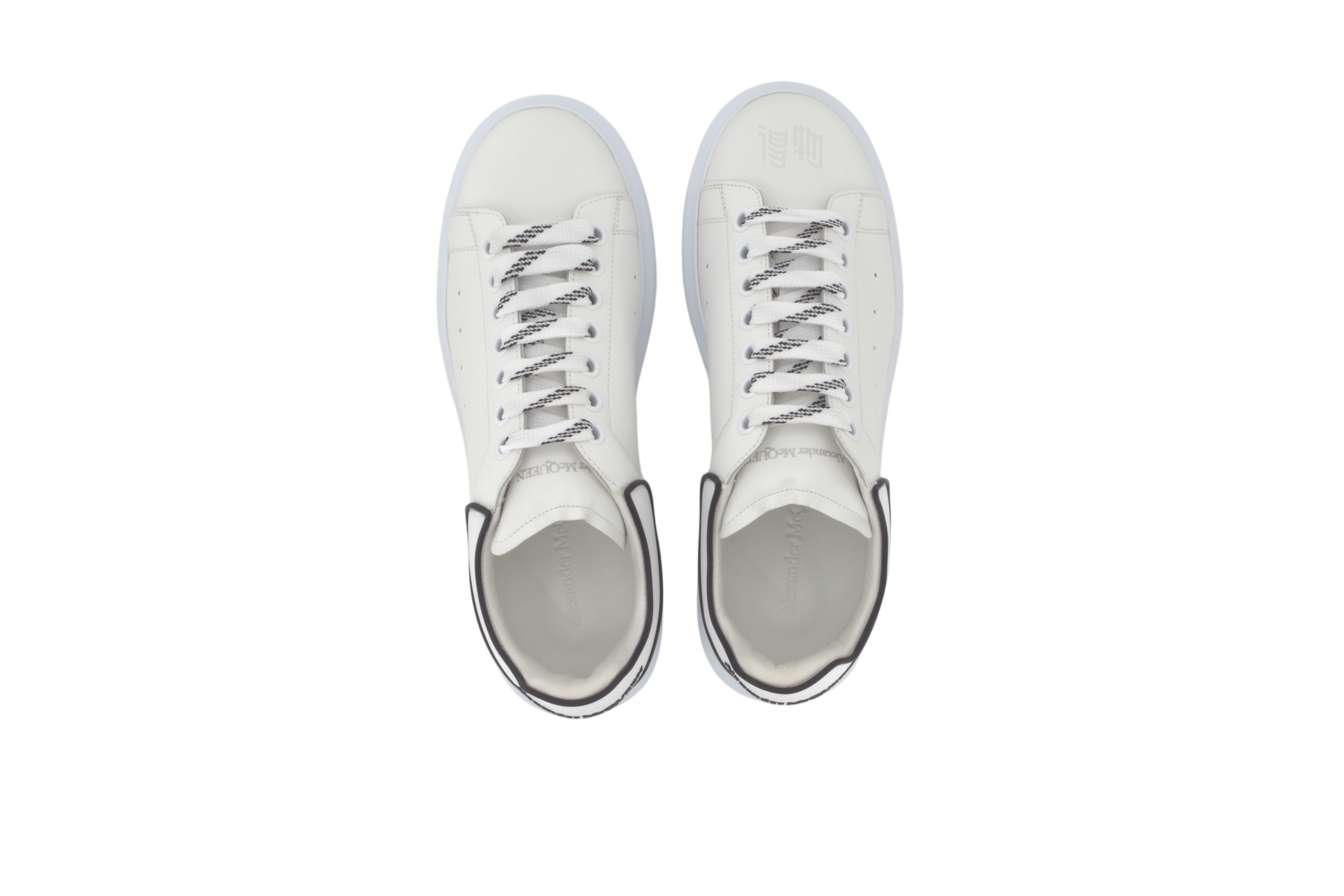 Alexander McQueen Leather Sneakers White — фото 3