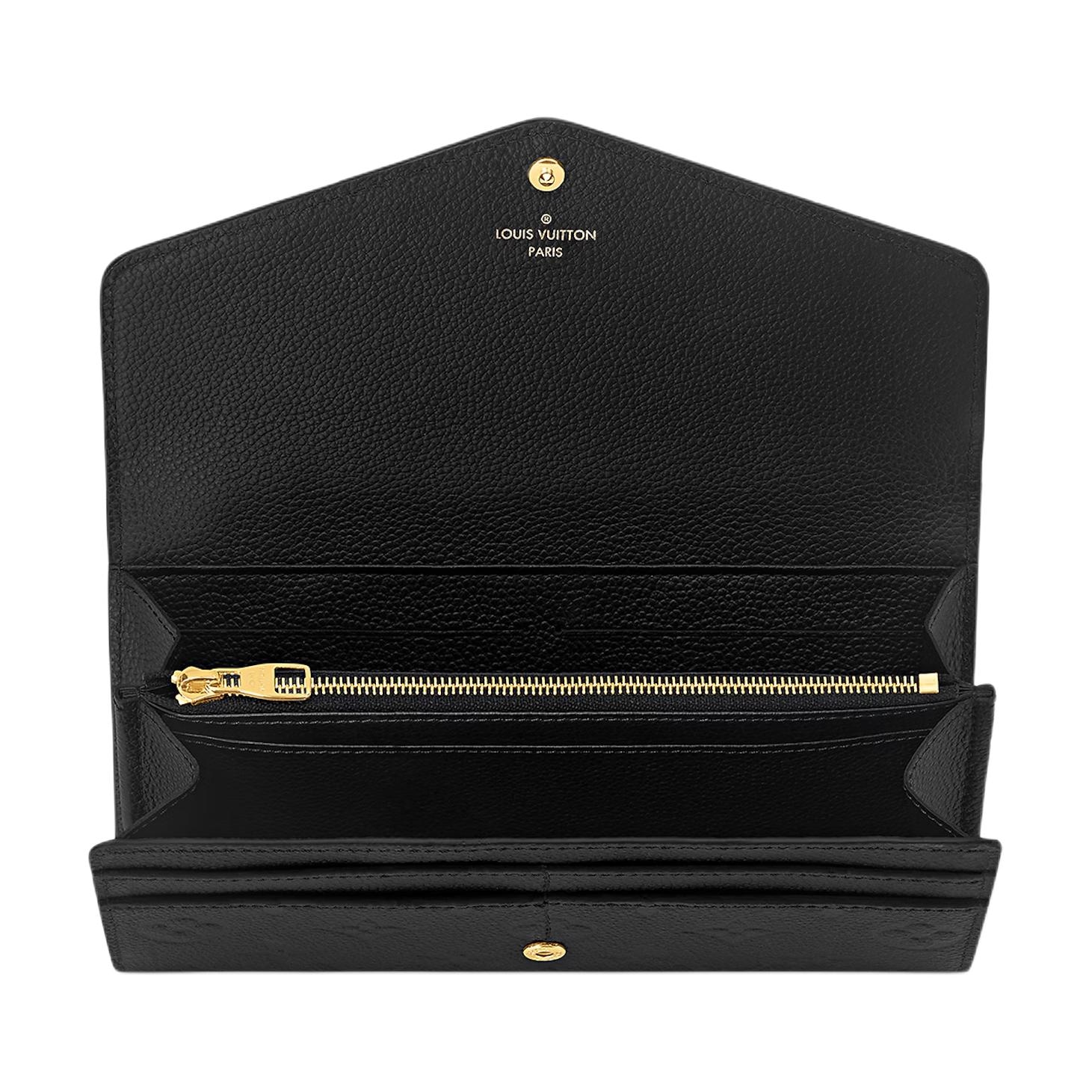 Louis Vuitton Sarah Wallet Black — фото 3