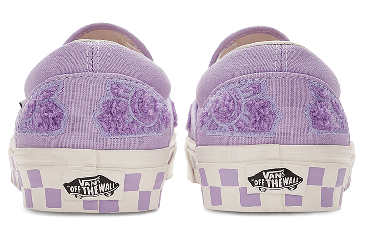 Vans Emma Mulholland x Vans Slip-On Floral Embroidery Purple — фото 4