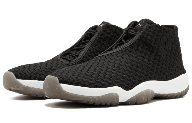Jordan Future Black White Gold — фото 2