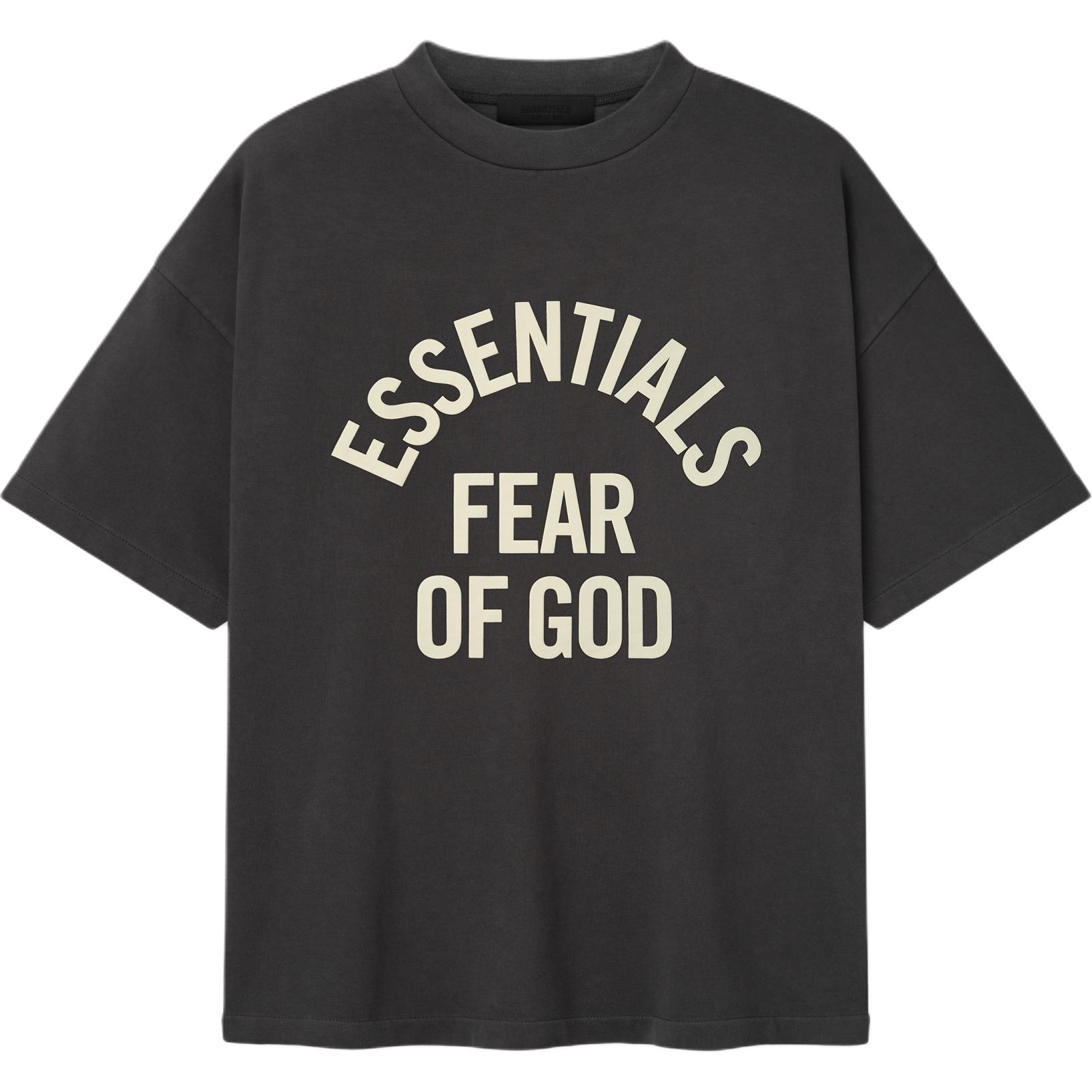Fear of God Essentials Essentials SS26 CAMPUS 90'S SHORT SLEEVE TEE FADED BLACK T