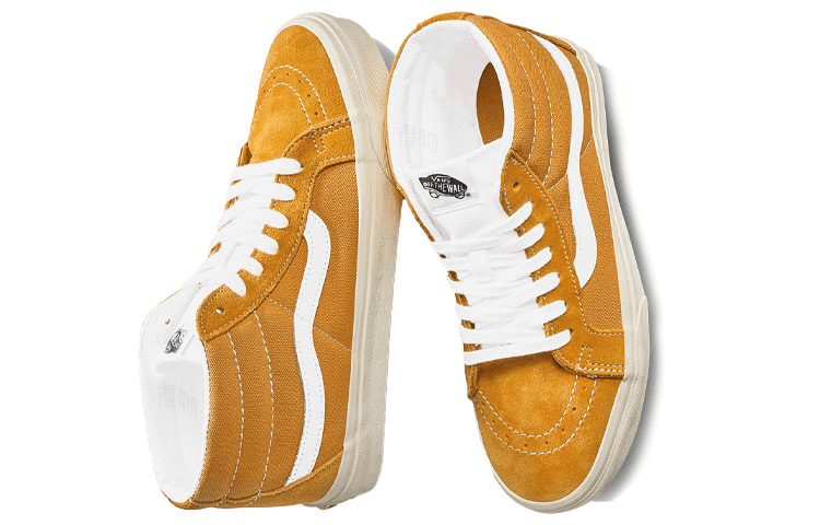Vans SK8 Reissue Retro Sports Yellow White — фото 3