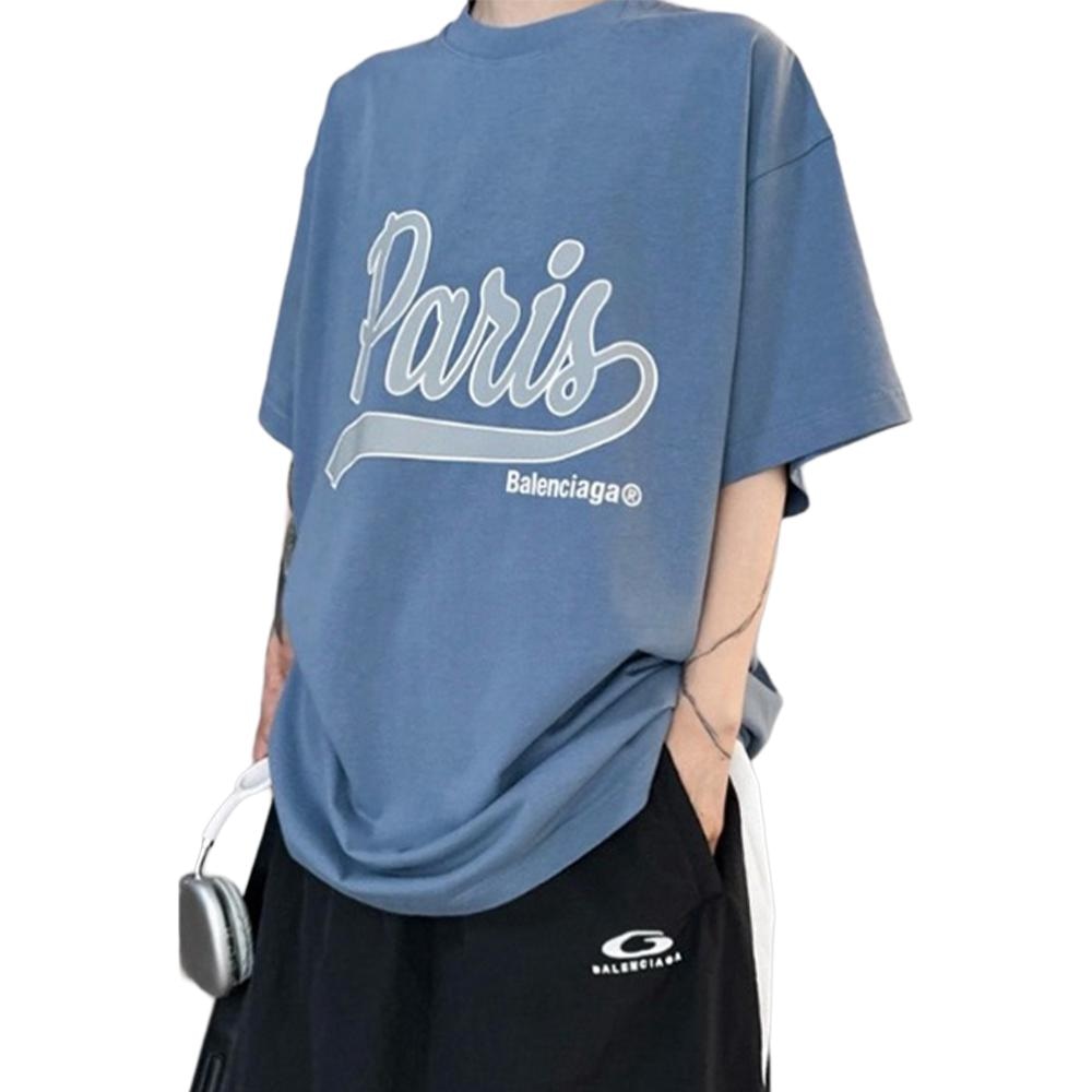 Balenciaga FW24 Faded Blue Tee — фото 2
