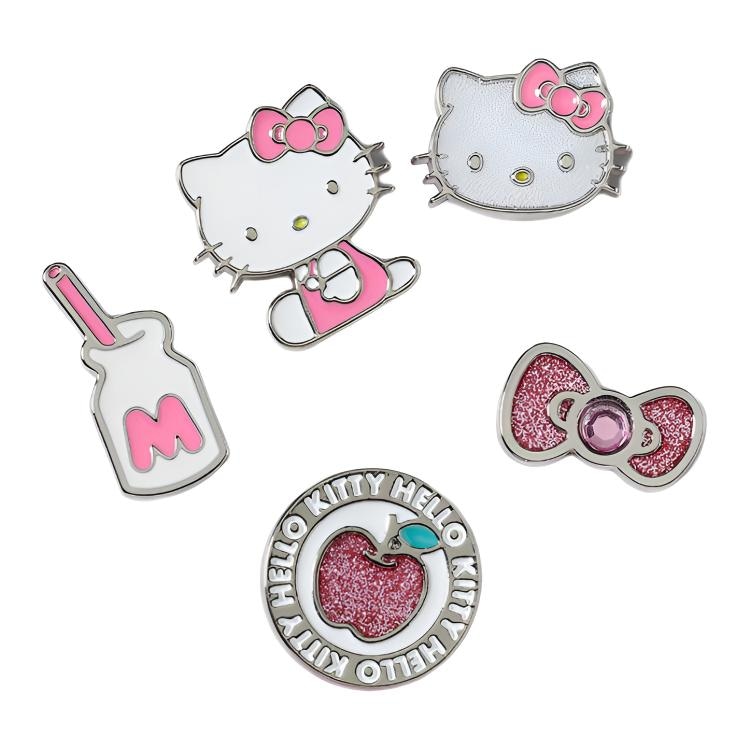 Crocs Hello Kitty Metallic Charm Set Pink