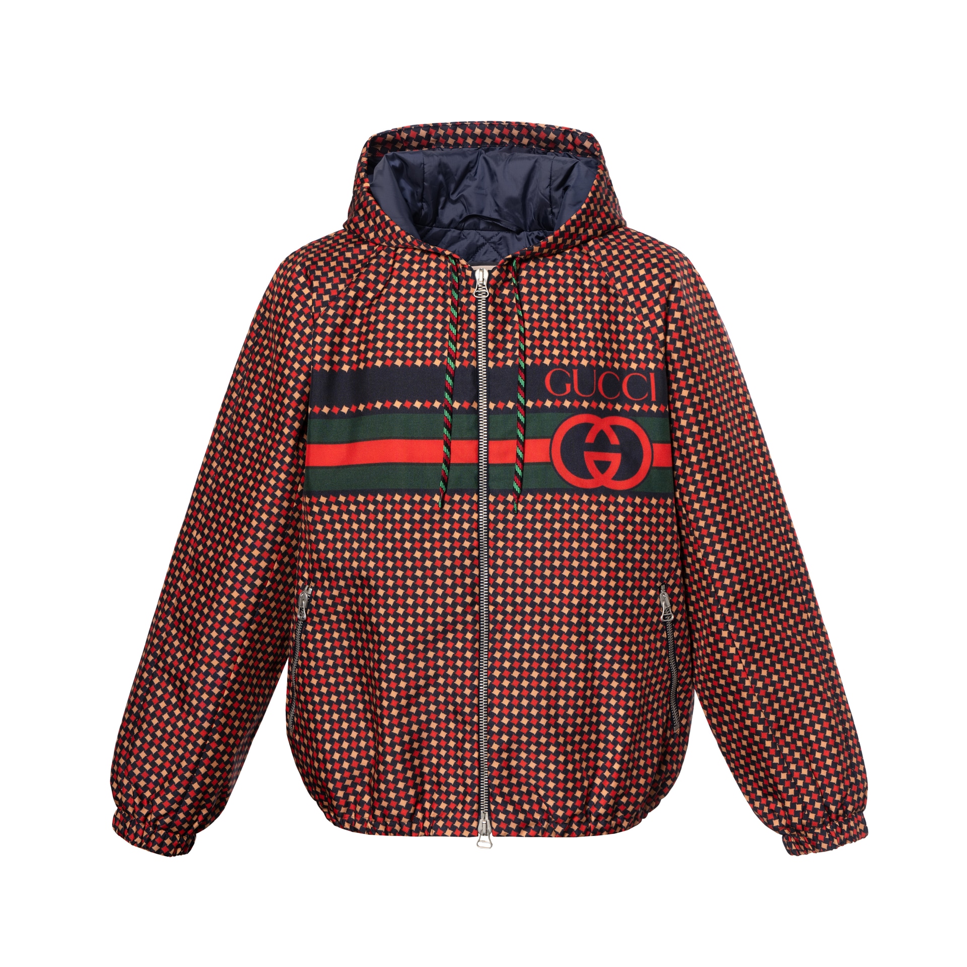 Куртка Gucci SS23 Logo Print Hooded Jacket