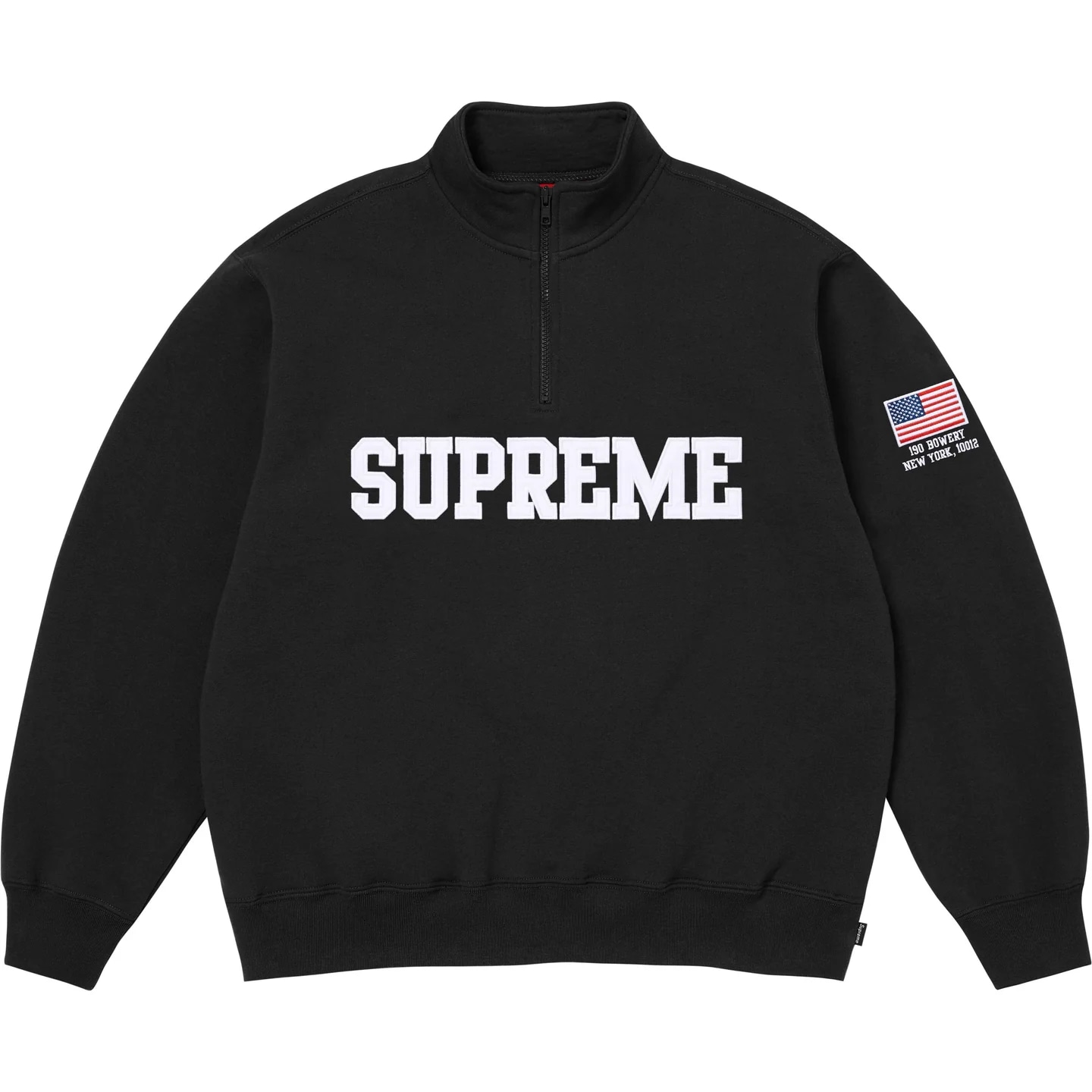 Supreme SS26 WEEK1 Shop Flag Half Zip Pullover — фото 2