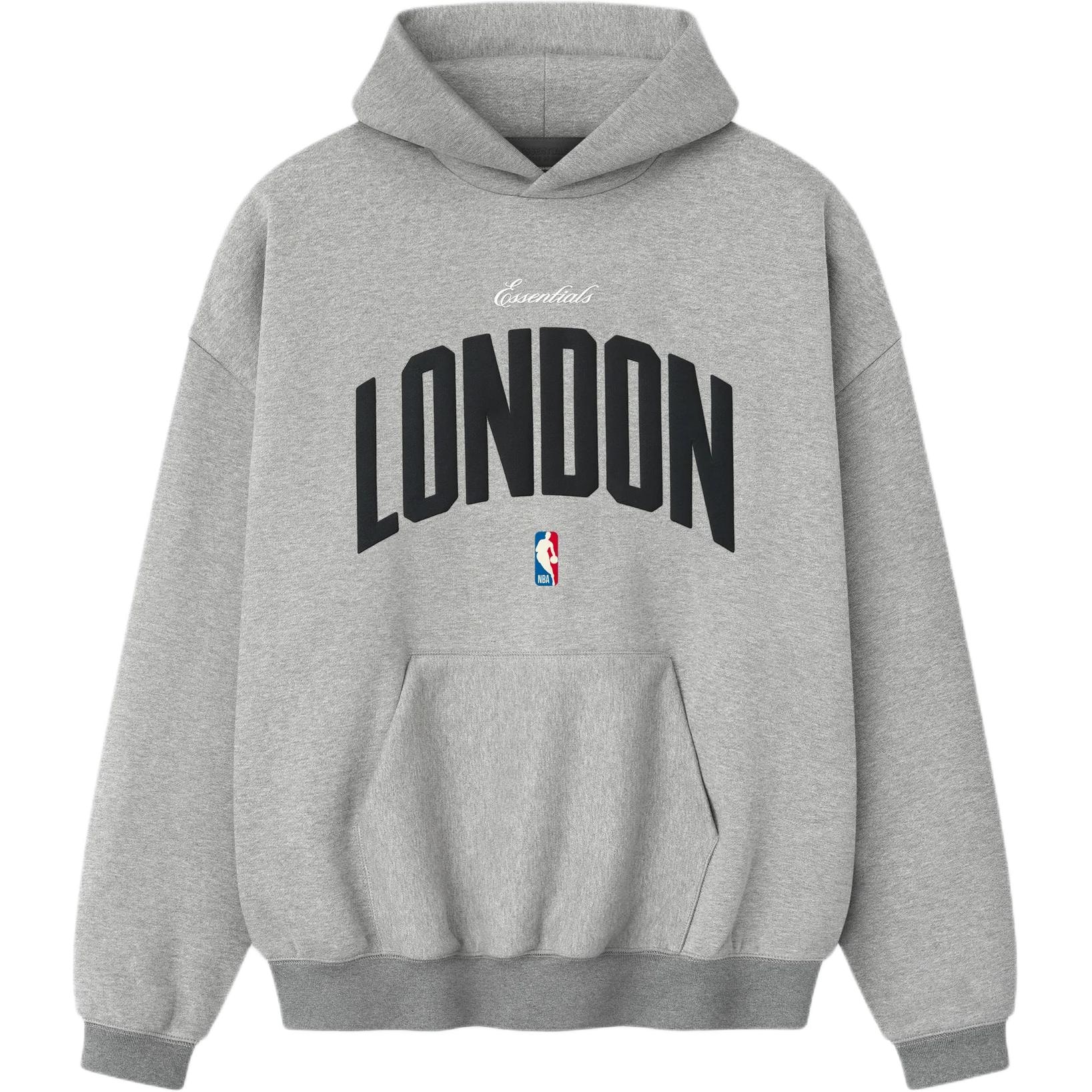 Fear of God Essentials Essentials NBA SS26 London 90s Hoodie logo