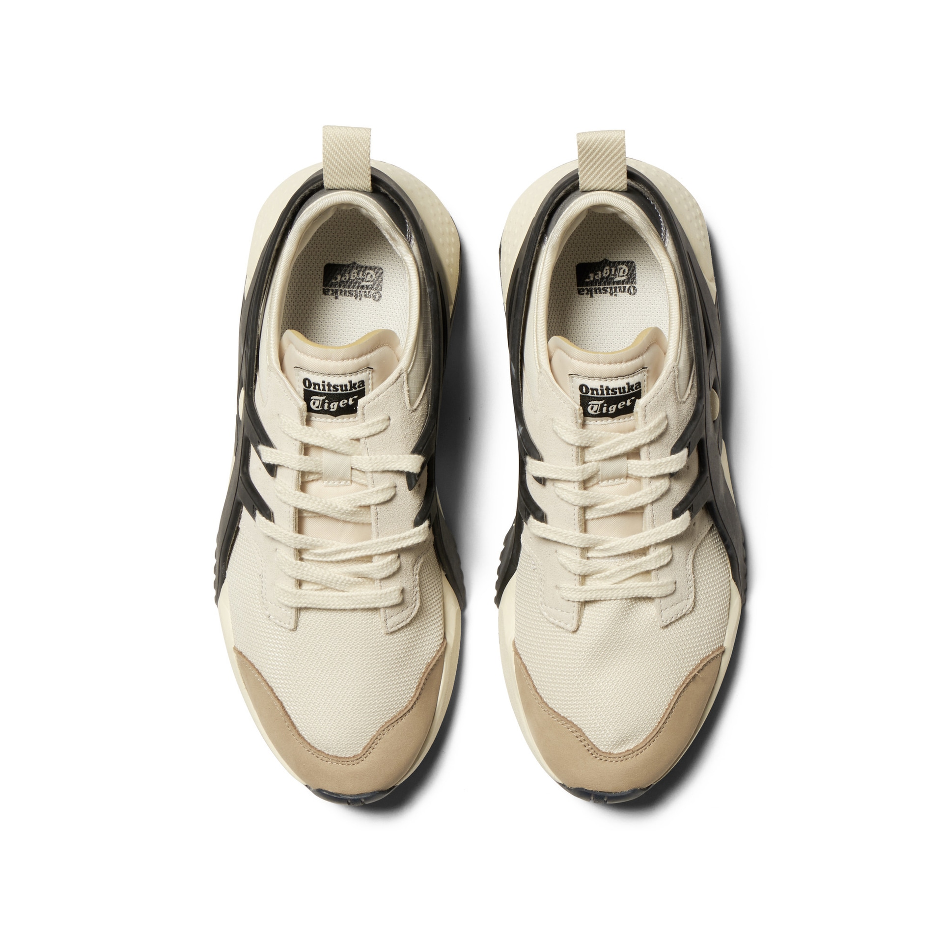 Onitsuka Tiger Big Logo Trainer Beige Black — фото 4