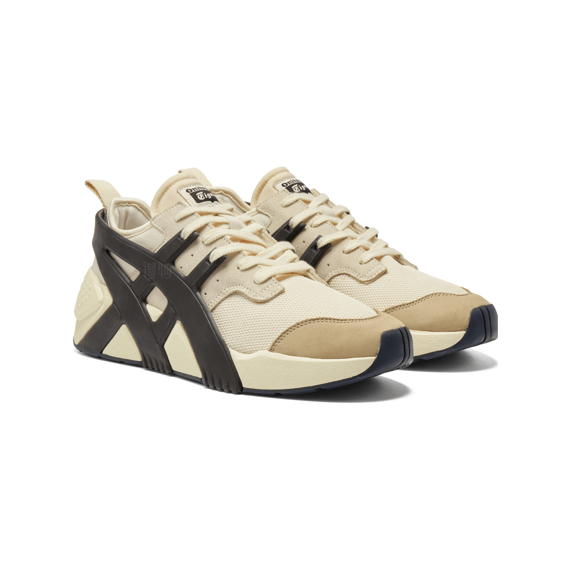 Onitsuka Tiger Big Logo Trainer Beige Black — фото 2