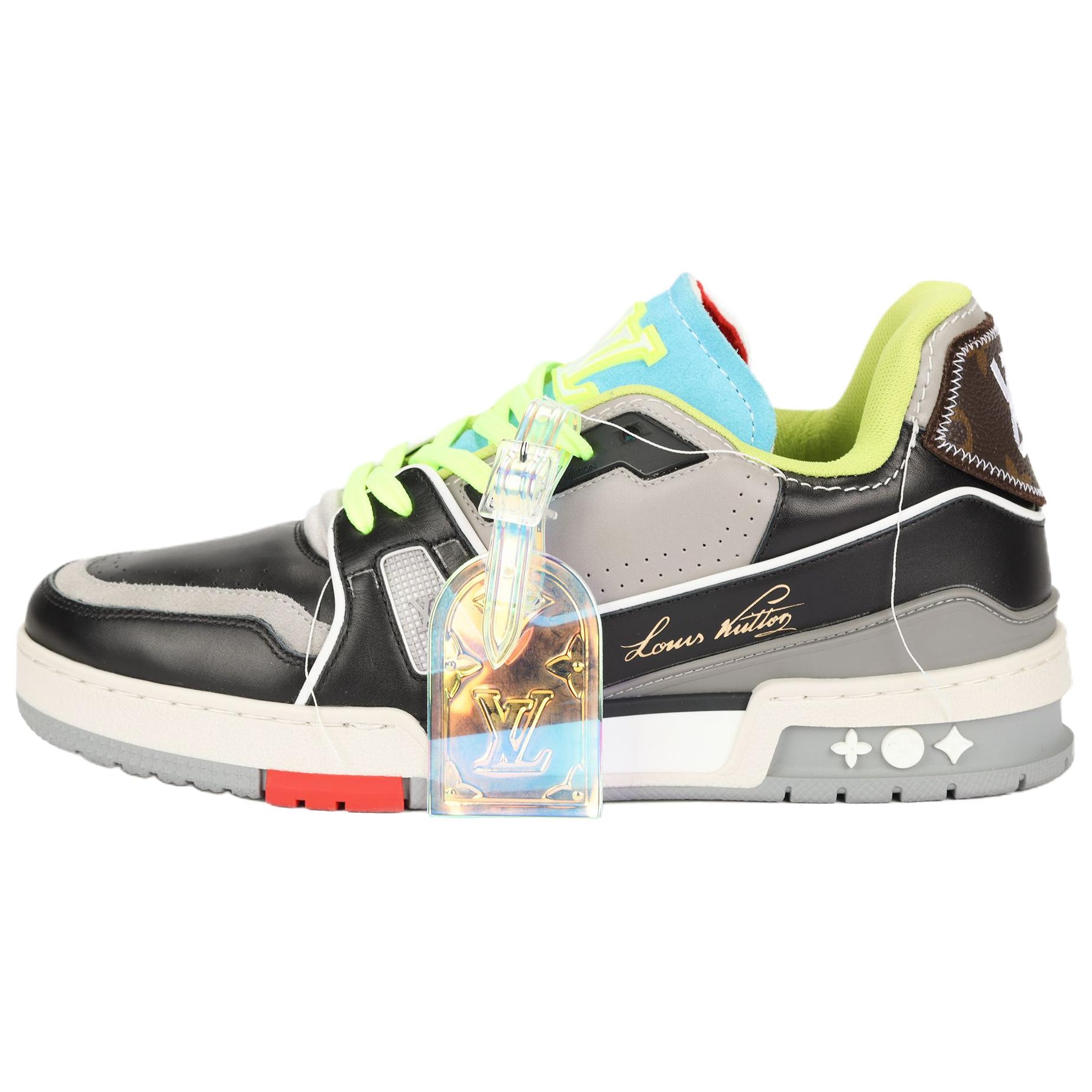 Кроссовки Louis Vuitton Trainer Sea Blue Black
