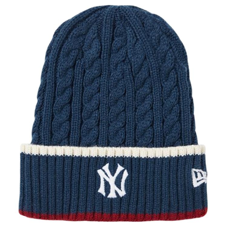 New Era Cooperstown Knit Beanie Navy