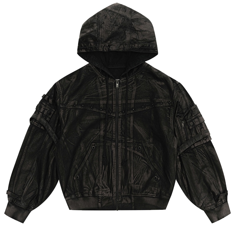 SMFK Lightning Black Denim Jacket