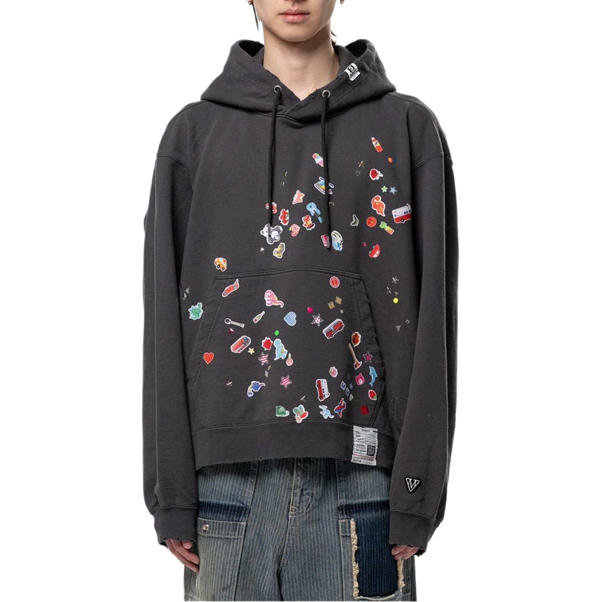 Maison Mihara Yasuhiro MMY SS26 Kids Sticker Printed Hoodie 2026