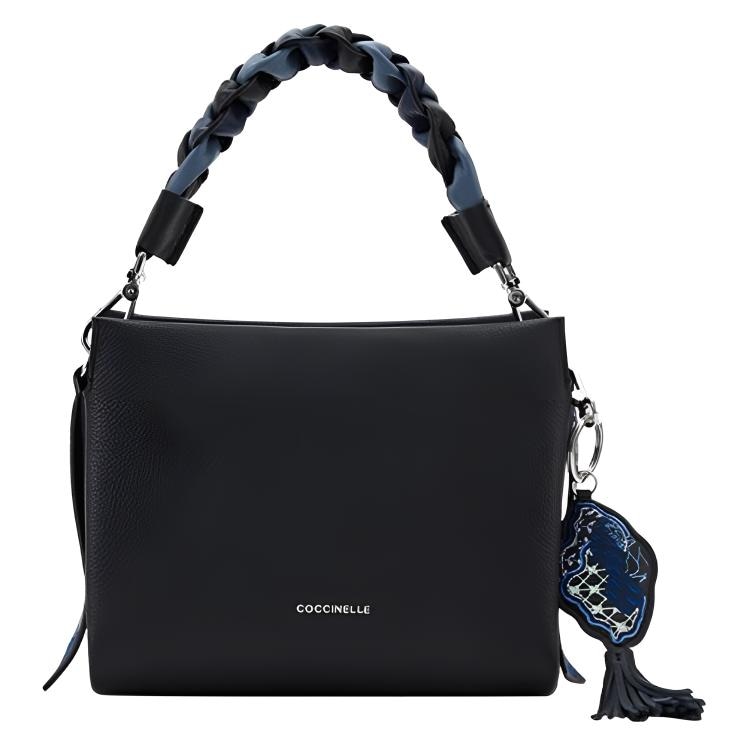 COCCINELLE/可奇奈尔 Coccinelle x Jicheng Black Mocha Tote